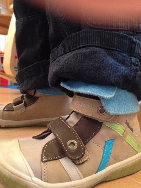 To be sad at how boring little boys' shoes are?