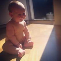 To be annoyed someone called my baby fat?