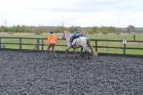 my 3yr old had his first trot, im so proud
