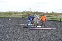my 3yr old had his first trot, im so proud