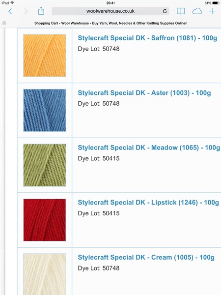 Please critique my wool choice - stylecraft dk colours for baby blanket