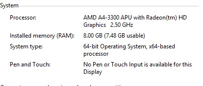 How to check amount of RAM?