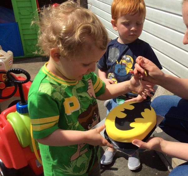 Is there any way to help an asd child get his hair cut?