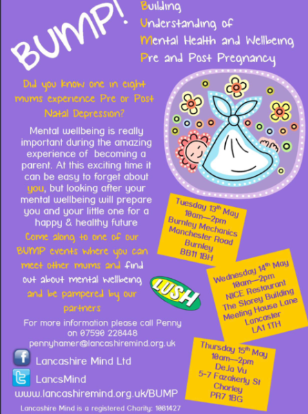 Lancashire Mind - Pre or Post Natal Depression and Mental Wellbeing