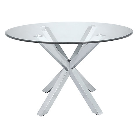 What sort of dining table with a white gloss kitchen?