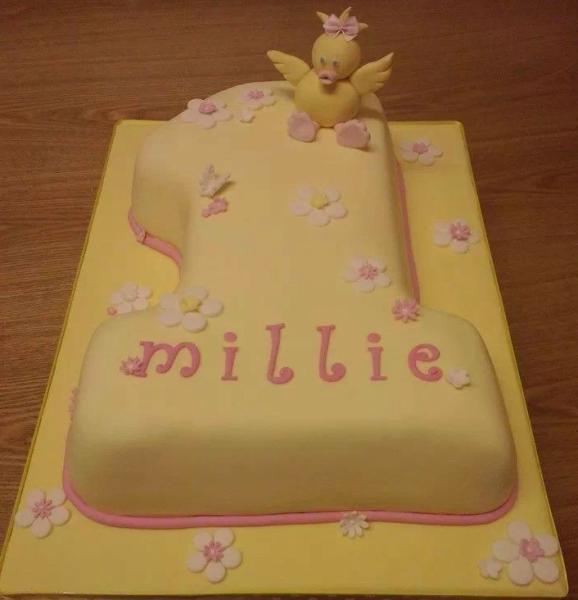1st birthday cake