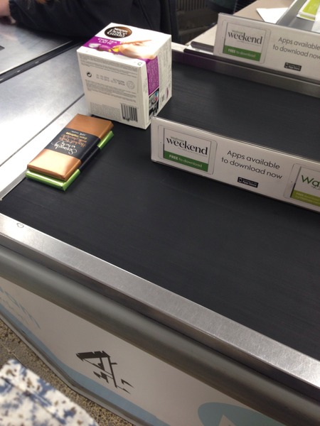 Who'd like to join me in a supermarket checkout experiment?
