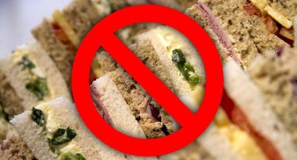 to ask when the memo went out to say that no one eats sandwiches anymore