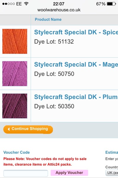 Please critique my wool choice - stylecraft dk colours for baby blanket