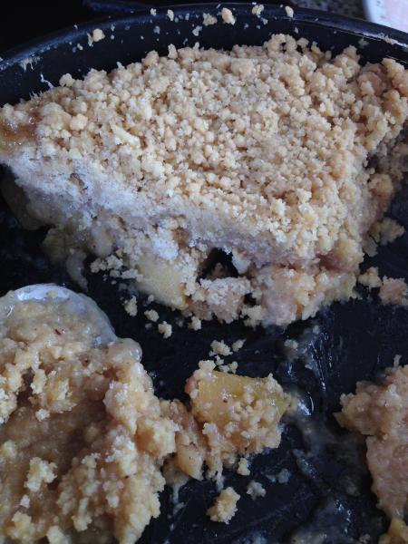 What other fruits can you use for a crumble?