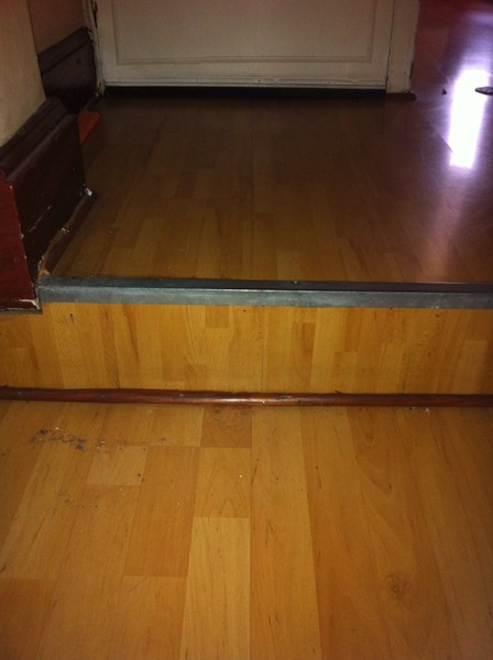 How do you deal with steps and wood florring?