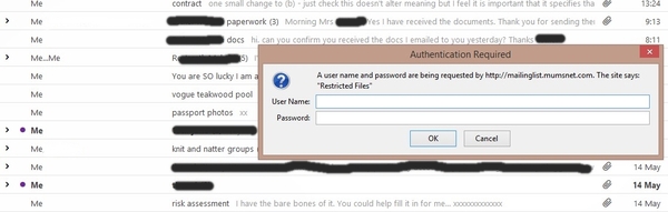 Hey Tech - weird thing on emails from MN