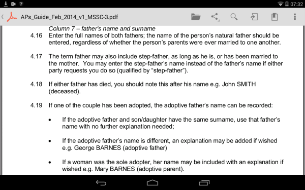 Guest post: 'Why aren't mothers included on marriage certificates?'