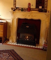 Ornate plaster fireplace -nice or naff?