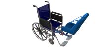 Child seat for wheelchair users