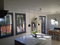 3 pendant lights over the dining table?