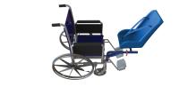 Child seat for wheelchair users