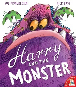 June Children's bookclub choice - Harry and the Monster by Sue Mongredien. Apply for free copy