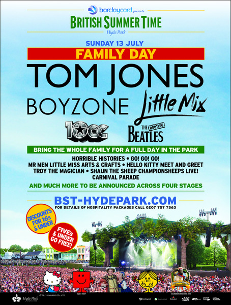 WIN!  3 x Family Tickets to the Barclaycard presents British Summer Time Day Out -CLOSED
