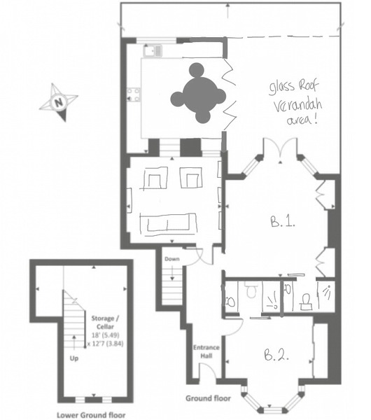 is there any way to turn this 1 bedroom flat into two bedrooms?