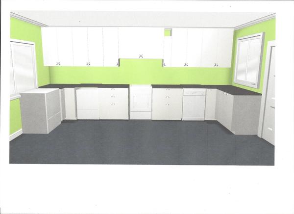 There is a large beam in my kitchen & it's in the way of my new kitchen