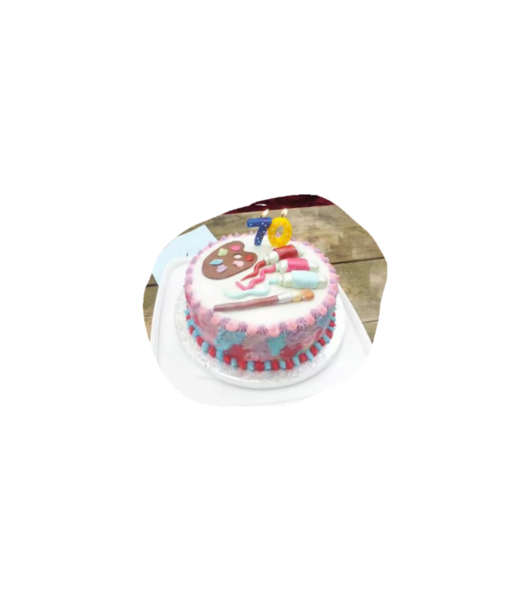 Has anyone made an artists palette cake?