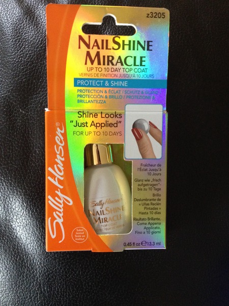 Got *this* sally hansen topcoat for £2.42 in Tesco!