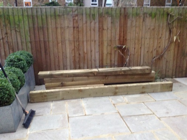 Planting for new raised beds