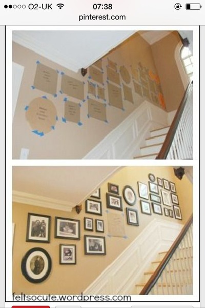 Art collage walls. Do they look contrived?