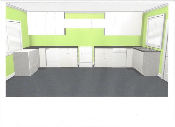 There is a large beam in my kitchen & it's in the way of my new kitchen