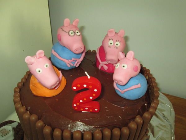 To serve ham sandwiches and sausage rolls at a Peppa Pig 'themed' party?
