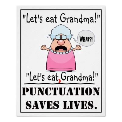 To think it is literally not possible to be "offended" by poor grammar and punctuation as some posters claim.