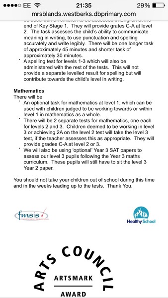 Why would my DD and 2 other children have to sit an extra maths test on their own?