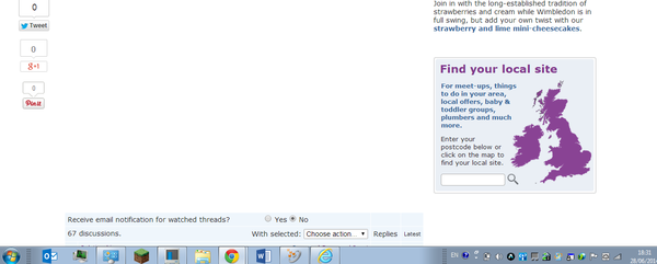 Still having a problem with watched threads screen