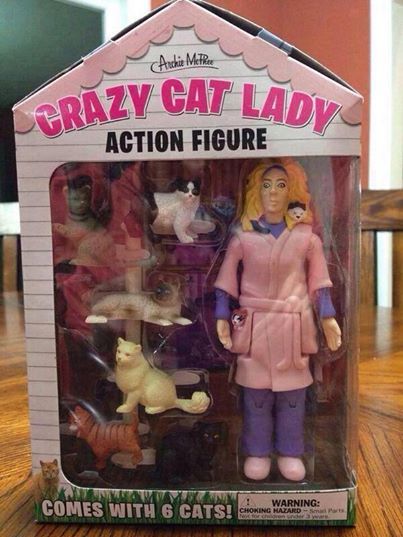 Will 4 cats turn me into mad cat lady?