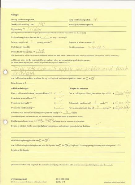 Please help! I've given my childminder 4 weeks notice and she mentioned to me that I have to pay her 3 weeks holiday?!
