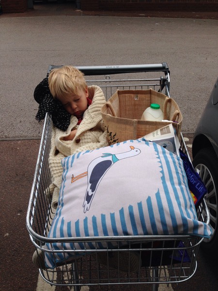 To think that people should not let their children stand in supermarket trolleys