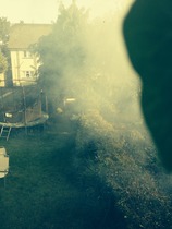 Neighbour burning garden waste