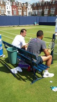Bye bye clay.  Hello grass.
