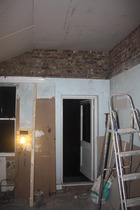 Mysterious damp patches on external wall