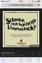 to think Suarez needs to be banned or something?