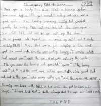 Help levelling writing - photos attached.