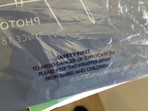 Dangerous plastic bags being given to 4 & 5 y-olds at schools?!?