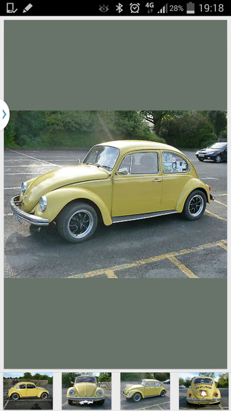 to think that yellow cars are cool? Especially Beetles?