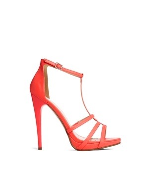 Orange Pink Heels