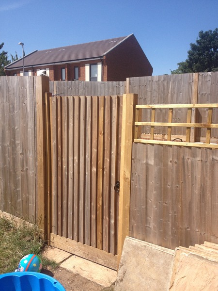 Aibu about the gate between our gardens that ndn has installed?