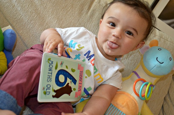 Blog: My little man's 6 month update! Including his dodgy post bath hair ;)