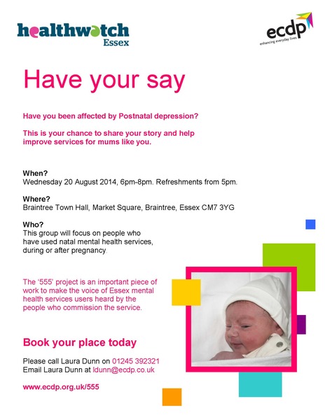 Prenatal and Postnatal depression in Essex