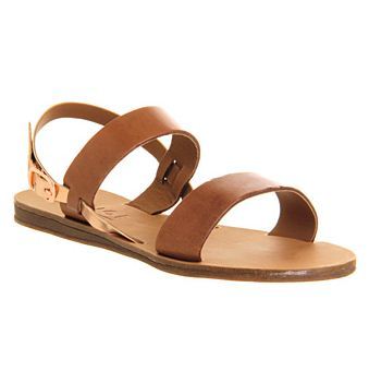 Help me find flat tan leather sandals...pretty please!