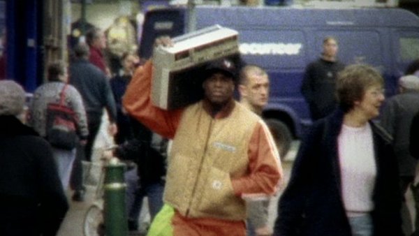to take a boombox on the tube